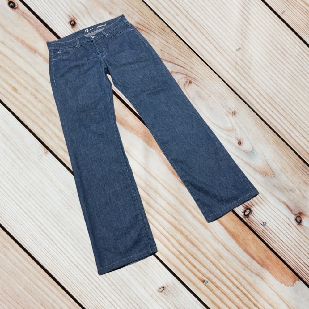 7 For All Mankind size 32 button fly straight leg standard jeans